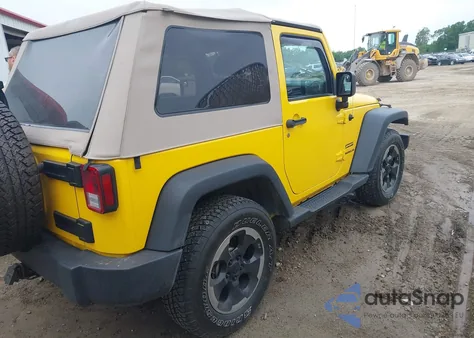 2015 Jeep Wrangler Sport from USA, damaged, VIN 1C4AJWAG1FL652522